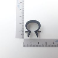 Motor cable support clamp with U-shaped profile