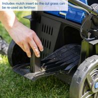 Mulching compartment for lawnmower to reuse cut grass as fertilizer