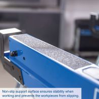 Non-slip support surface for stability and preventing workpieces from slipping during use