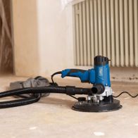 Scheppach wall and ceiling sander with hose and dust extraction bag