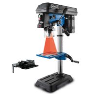 Scheppach bench pillar drill featuring laser alignment, 13mm chuck, and variable speed