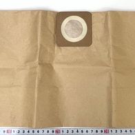 Paper vacuum cleaner bag with filter insert, part of a set of five bags