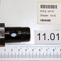 Oil plug (Part 42) from Scheppach set for hollow screw M20x1,5x40