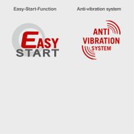 Easy start function and anti-vibration system for Scheppach PMT520 multifunction tool