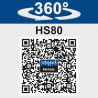 Scheppach HS80 table saw featuring a 360° rotation for user-friendly operation