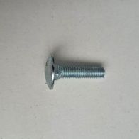 Flat round screw M6x25, plain thread