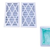 Air filter elements and filter housing for Scheppach DIY air filter set