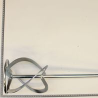 DIY mixing paddle with bent head for Scheppach