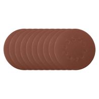 Round sanding paper, 10 pieces, Ø 215 mm, grit 150 for fine finishing