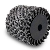 Twisted metal wire brush head for Scheppach product