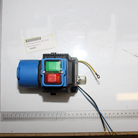 A Scheppach switch-plug combination SSKMSS 230/50 MSS 10A, photographed from the front.