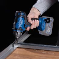 Scheppach cordless impact driver with LED display, 180 Nm torque, 3600 impacts per minute