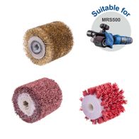 Universal round brush set for Scheppach MRS500 featuring three different brush heads