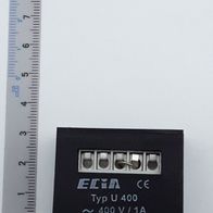 One-way rectifier Type U 400 with plug connectors, 400V AC / 180V DC