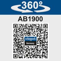 Scheppach AB1900 demolition hammer featuring 360° rotation and 1900W power