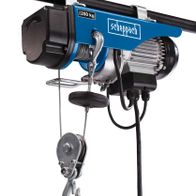 Scheppach electric hoist with 250 kg capacity, 530W, 6000 mm lifting height