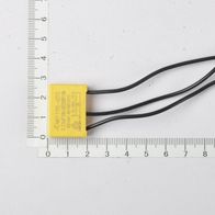 3-pin capacitor (0.33 µF, 250–300 V) with leads, displayed for Scheppach products