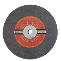 Scheppach grinding disc with speed limit sticker, 8-inch diameter