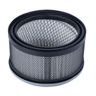 Folded filter with integrated protective screen