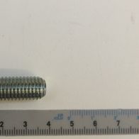 Hexagon head bolt, M10 thread, 30 mm length, DIN 933 standard
