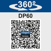 Scheppach DP60 bench drill with 360° rotation and integrated laser/LED guide