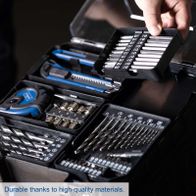 Precision socket set and connectors with numbered labels for accurate assembly in Scheppach tools