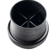 Metal drum with integrated suction inlet for Scheppach DC100 dust extractor