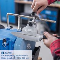 Scheppach Jig 160 for knives with blade length between 100 and 200 mm