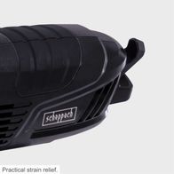 Scheppach hedge trimmer with practical strain relief for comfortable operation