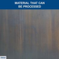 Materials that can be processed – metal for machining purposes