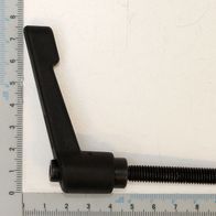 Adjustable clamping lever with integrated screw M8x49