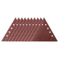 Sanding paper triangle, grit 120 (P120) – 10-piece set