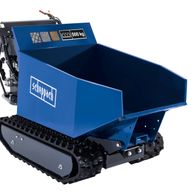Scheppach dumper with 500 kg capacity, chain drive, hydraulic tilt container