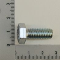 Hexagon bolt M8x20 DIN 933, zinc-coated