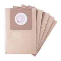 Paper vacuum bags 30 litres wet/dry vacuum, 5 pieces, Scheppach NTS30 Premium. Shown from the front.