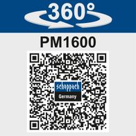 360° rotating hand mixer with 1600W power by Scheppach