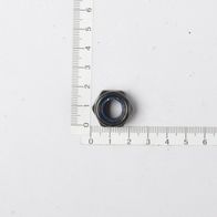 Self-locking hexagonal nut M12 with integrated scale marking
