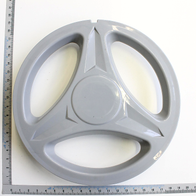 Front wheel cover with integrated wheel protection