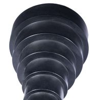 Flexible suction adapter with 7-stage narrowing for suction systems