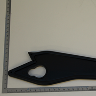 Scheppach push stick with integrated scale for precise measurements