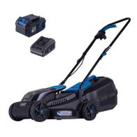 Scheppach 32cm cordless lawn mower with battery and charger set