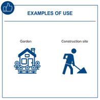 Examples of mini excavator usage in garden and construction site scenarios
