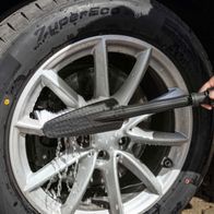 Pressure washer attachment with hose clamp and nozzle for Scheppach HPC1600