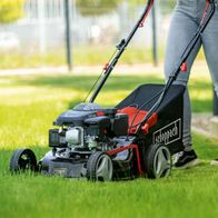 Scheppach petrol push lawnmower MP132-42 with 42 cm cutting width and 45L grass bag