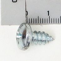 Sheet metal screw with thread, dimensions visible in image