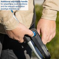 Adjustable handle for adapting to different conditions and uses