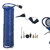 14-piece compressed air accessory set with 10 m hose and tool adapter