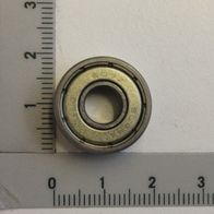 Marked bearing with internal and external diameter markings