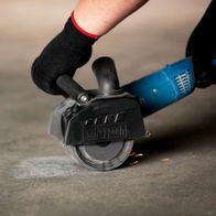 Scheppach metal wire brush with handle, showing a twisted wire brush head attached to a machine