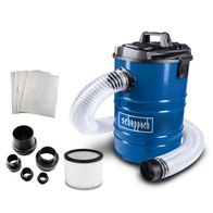 Scheppach DIY dust extractor kit including filter, hose, and mounting adapters